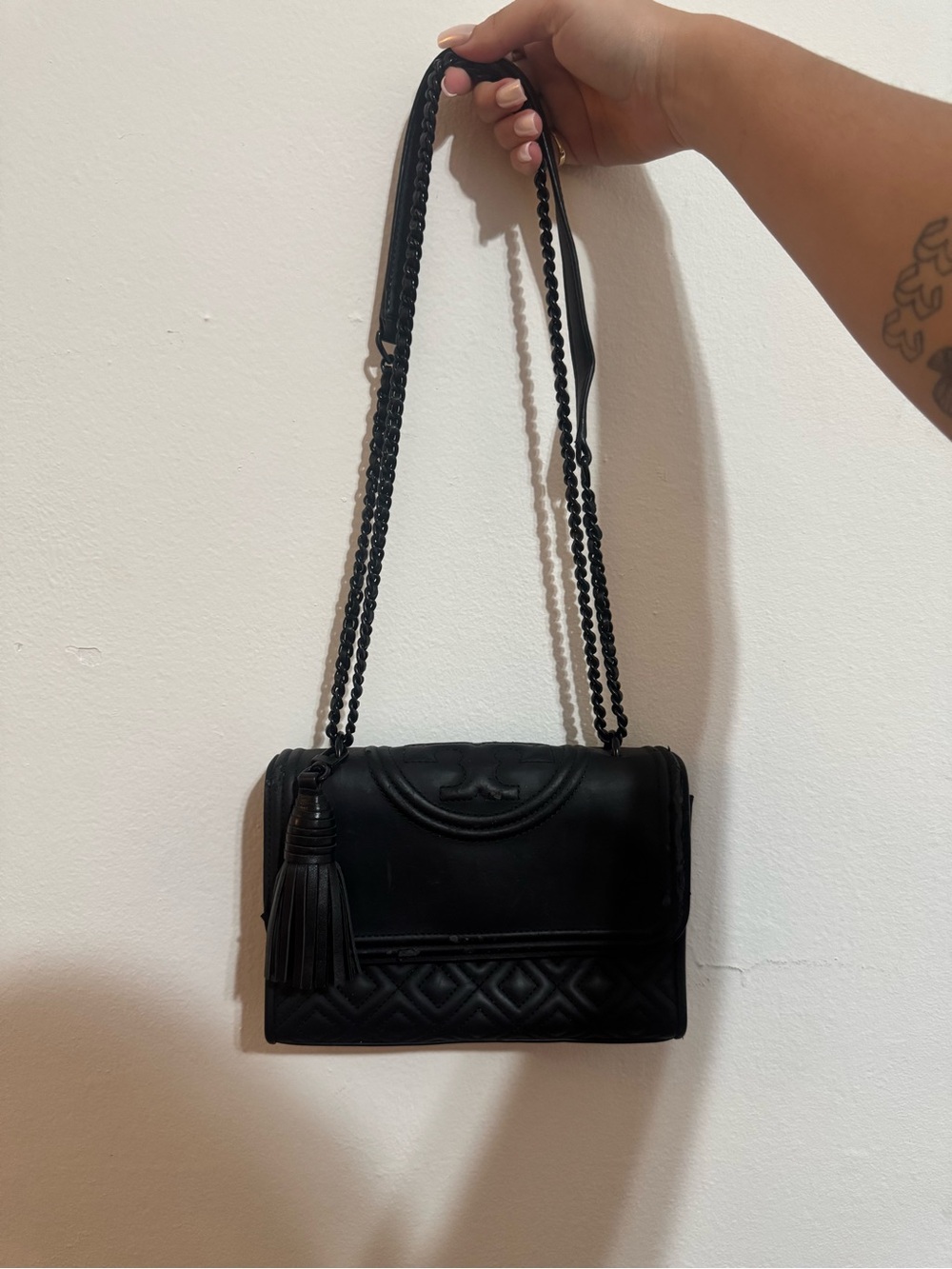 Tory Burch Fleming Matte Convertible shoulder   Bag